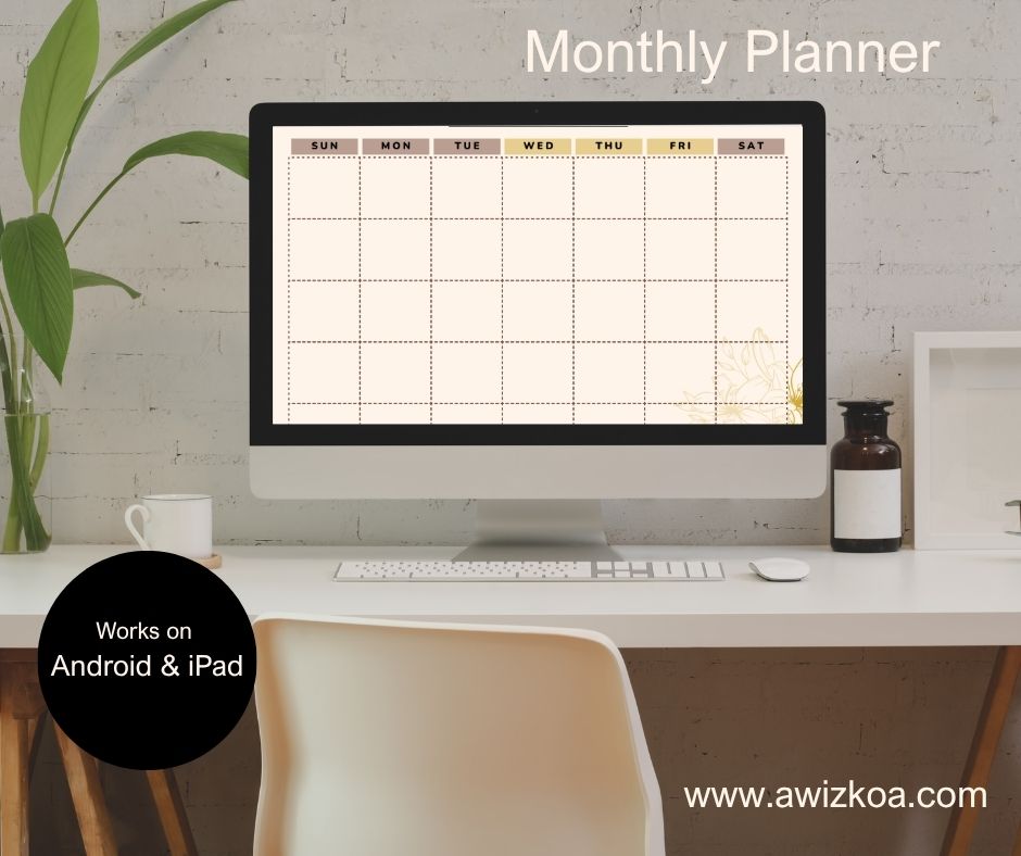 Premium Digital Planner |Stylish Planning System
